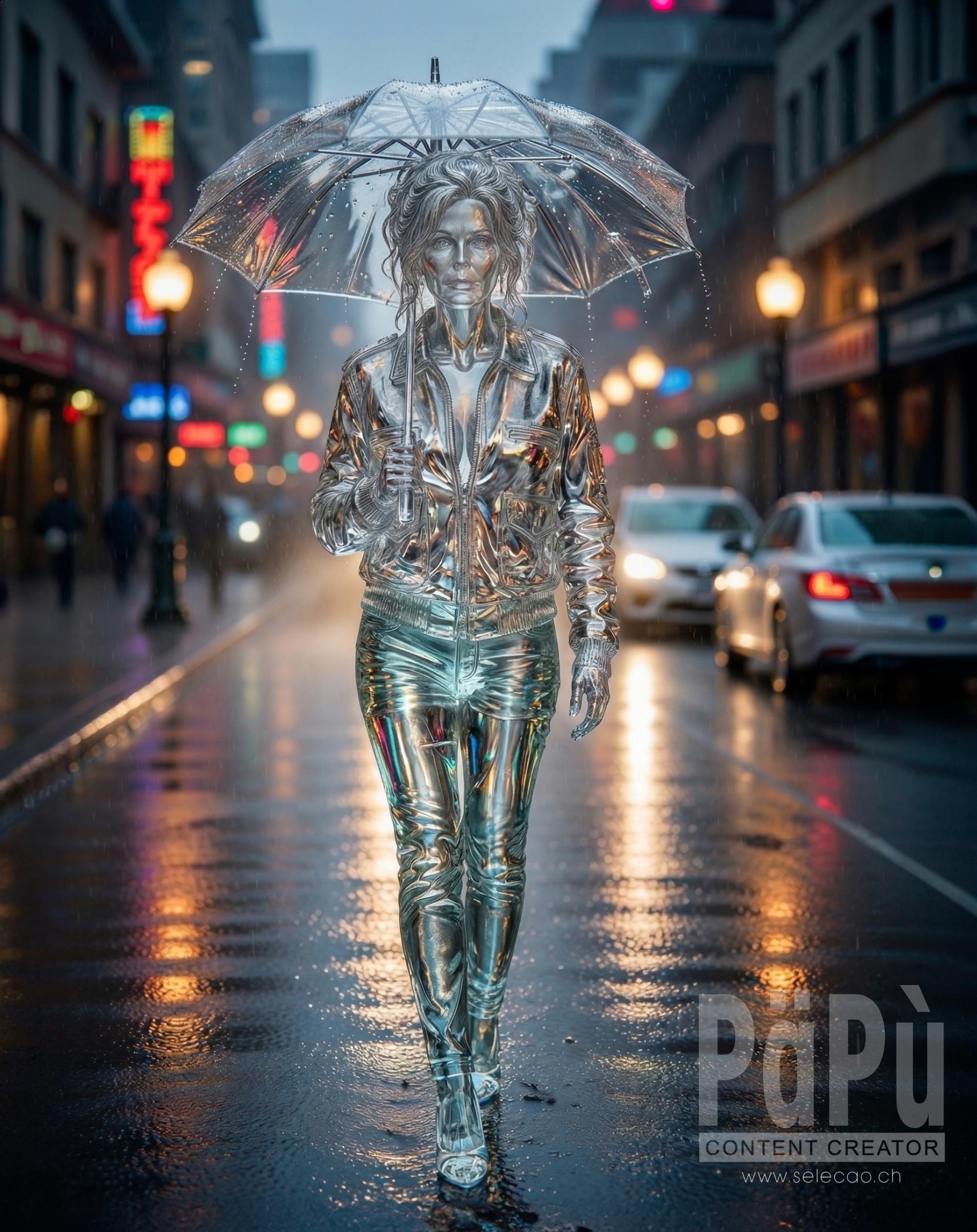 Glass woman