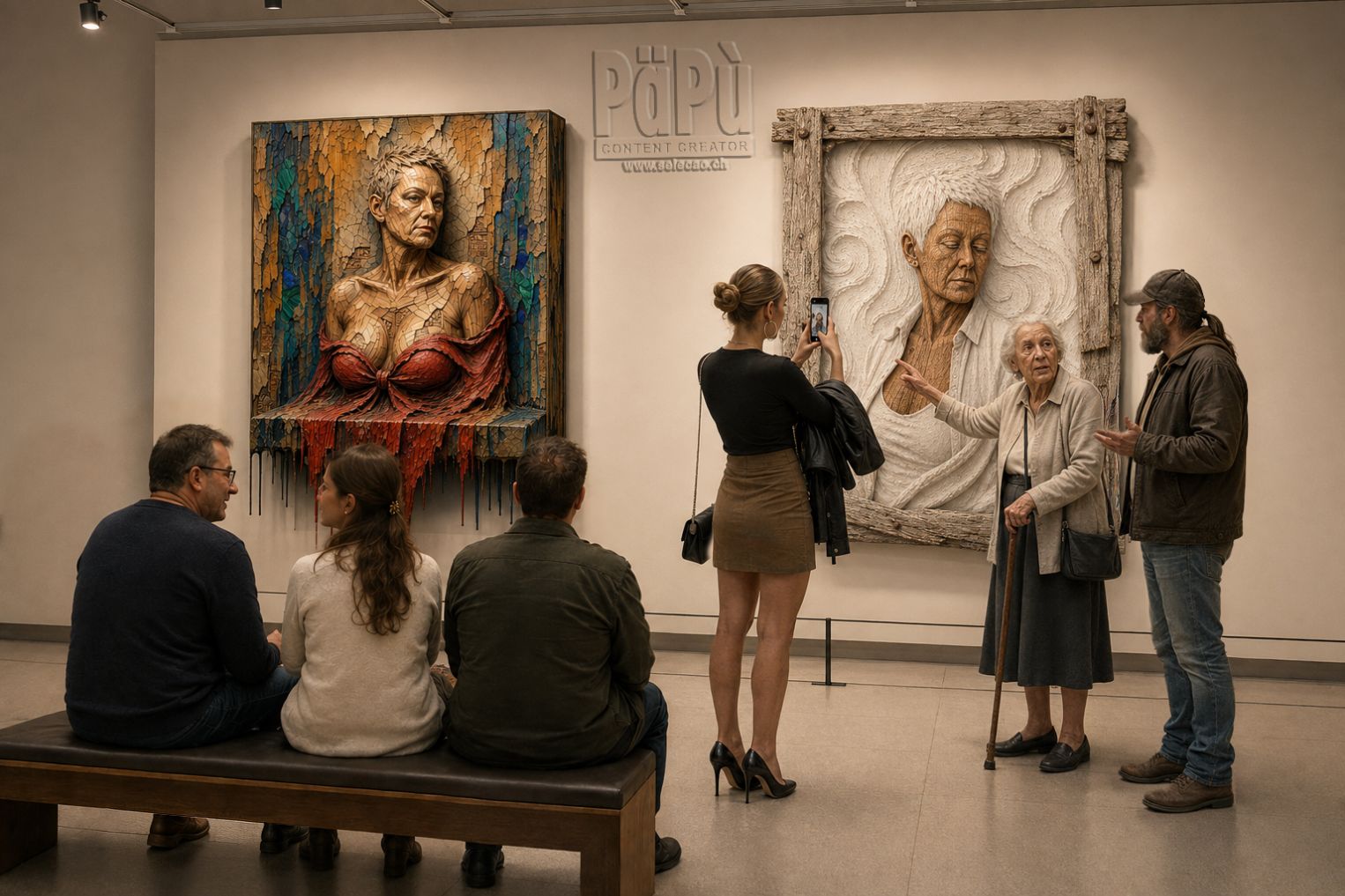 Alt und Jung – zwei Generationen, zwei Welten, ein Museum