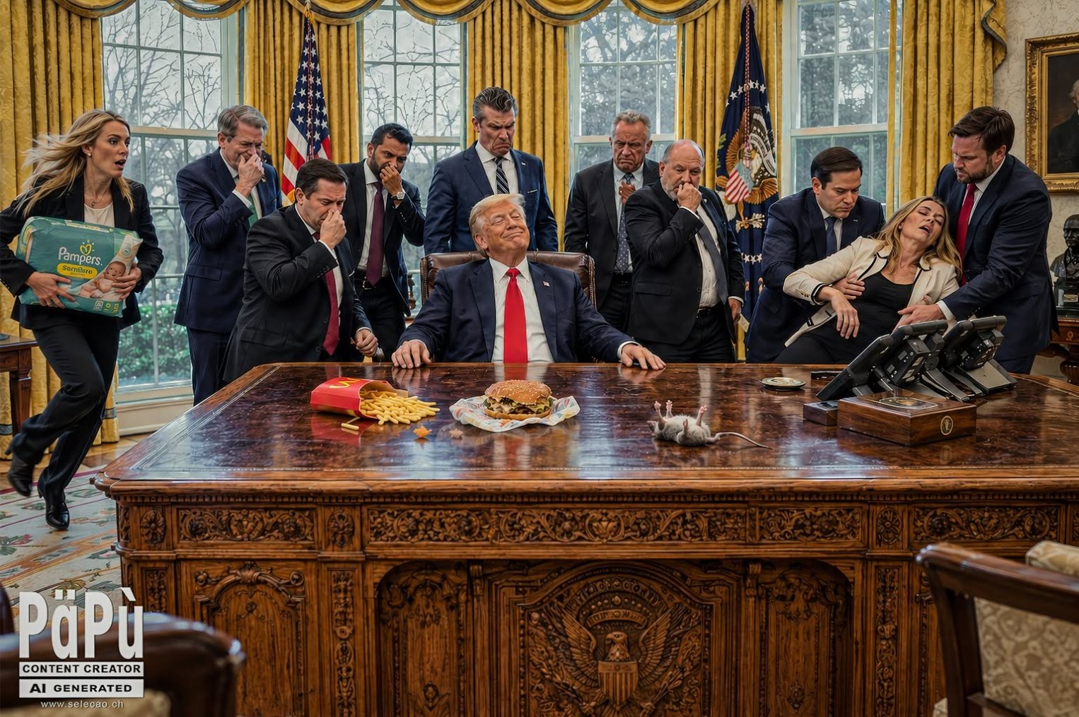 ... dicke Luft im Oval Office!