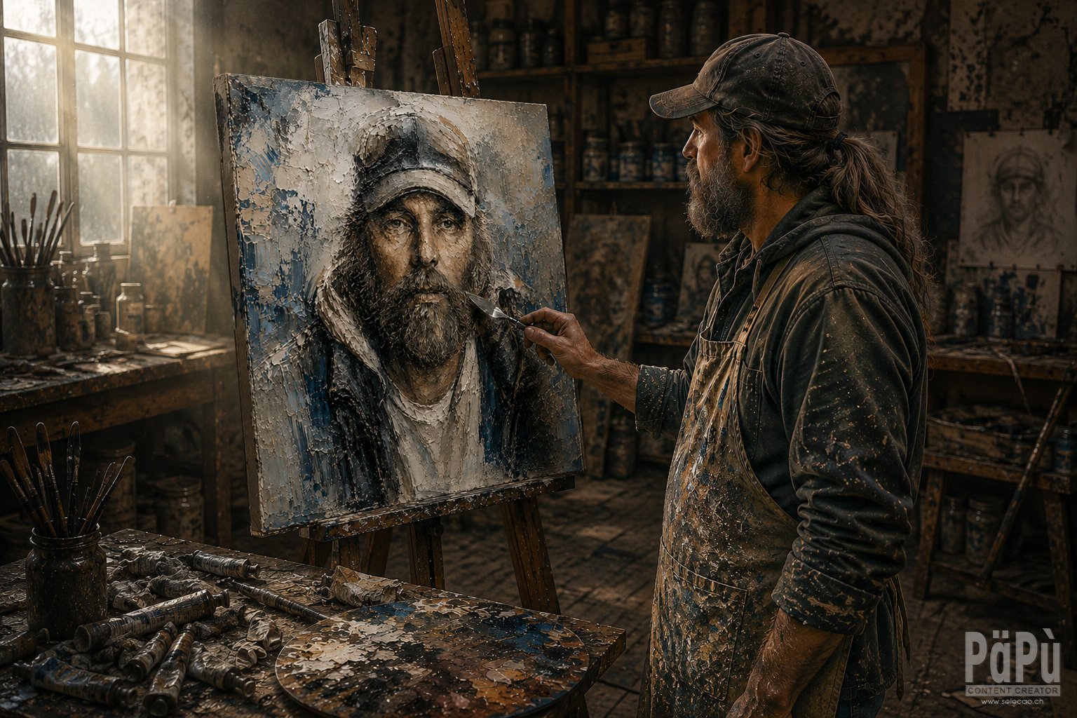 Impasto Selbstportrait