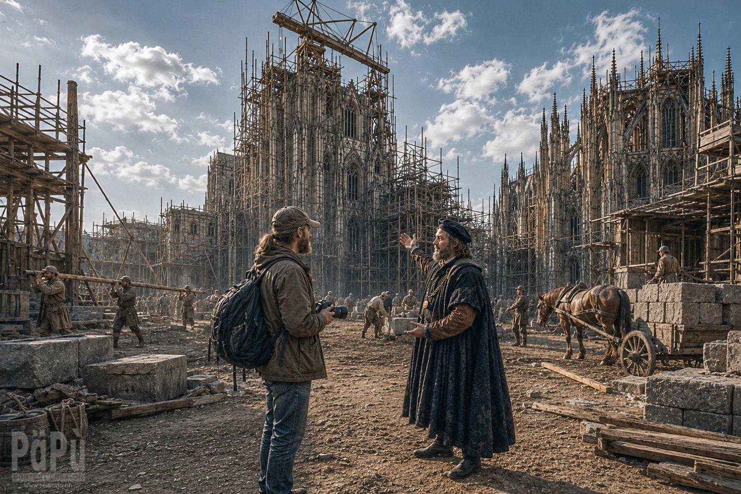 Zeitreise zum Bau des Kölner Doms