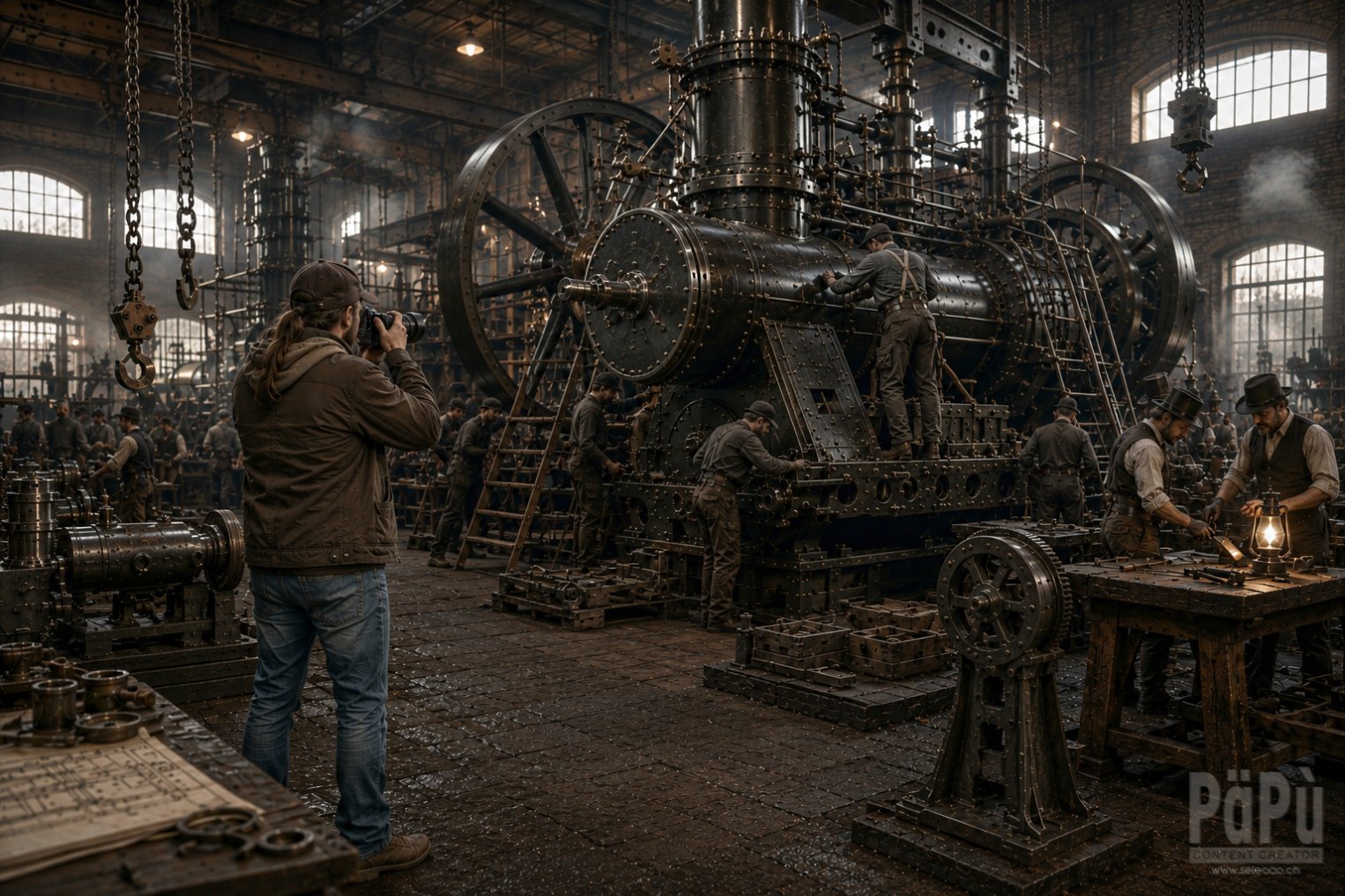 Zeitreise in die industrielle Revolution  1850