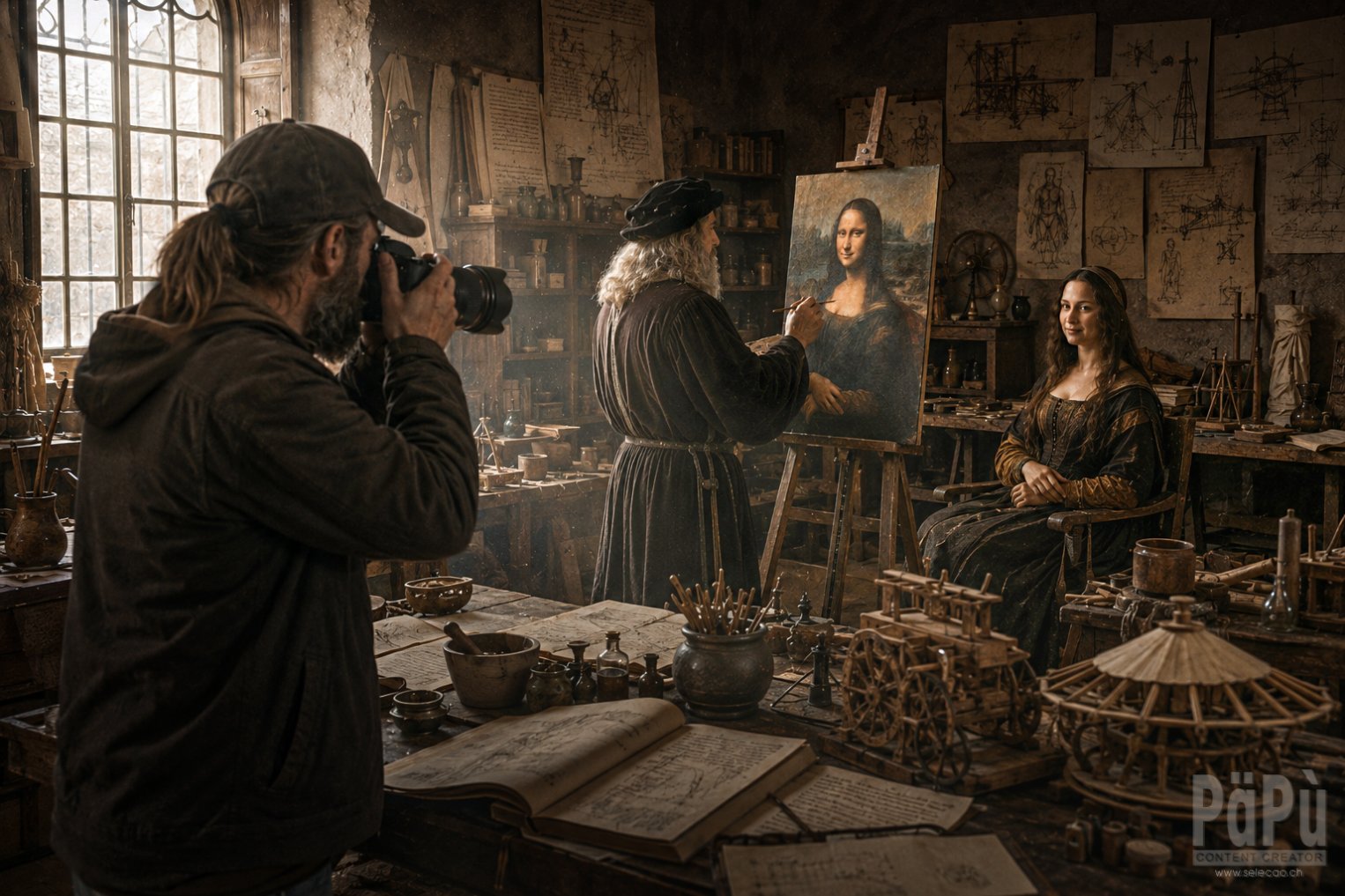 Im Atelier von Leonardo da Vinci 1503